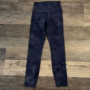 Lululemon Blue Tie Dye Leggings